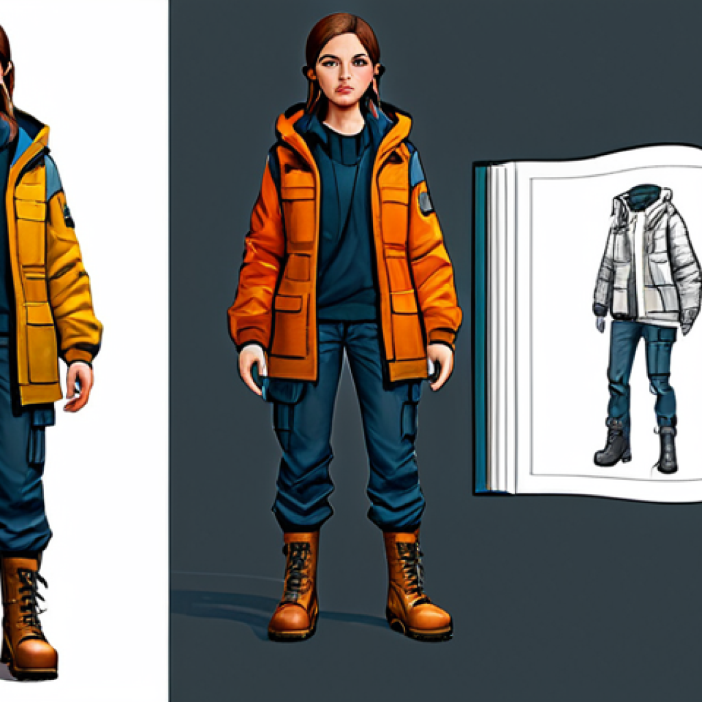 Urban Fantasy Character Designer**

"A professional concept artist designs a new hero character, a young woman in her late 20s, for an upcoming RPG. She wears stylish, modest clothing suitable for urban exploration - a practical jacket, cargo pants, and durable boots. The character is rendered in a semi-realistic style with vibrant colors. The background is a modern design studio with computers, reference books, and sketches scattered around. Safe for work, appropriate content, fully clothed, professional, perfect anatomy, correct proportions, well-formed hands, proper finger count, natural body proportions, high quality."

**