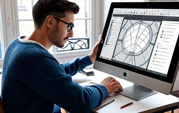 **
A professional character designer, fully clothed in stylish, comfortable work attire appropriate for a modern Parisian studio (e.g., fashionable sweater, jeans, comfortable shoes), working on a digital drawing tablet in front of a large, high-resolution monitor. The background includes a clean, well-lit workspace with a window overlooking a classic Parisian street scene. Focus on the digital tools, perhaps showcasing file-sharing software on the screen. safe for work, appropriate content, professional, modest, perfect anatomy, correct proportions, natural pose, well-formed hands, proper finger count, natural body proportions, high quality rendering, professional photography.
**