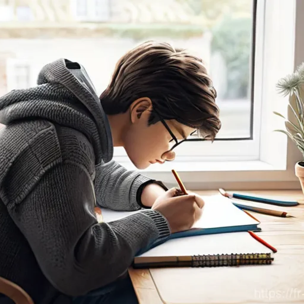 캐릭터디자인 자격증 학습에서 필요한 도구 - **Prompt 1: The Genesis of Creativity – Traditional Sketching**
"A young adult character designe...