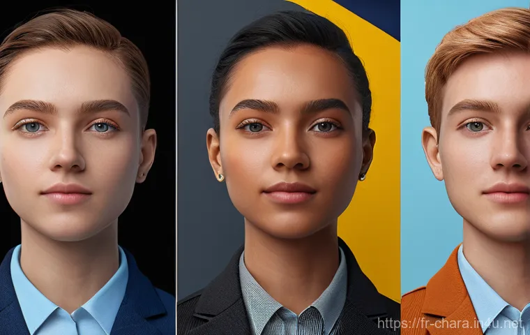 캐릭터디자인 포트폴리오 촬영 팁 - Here are three detailed image generation prompts in English, designed to showcase character design w...