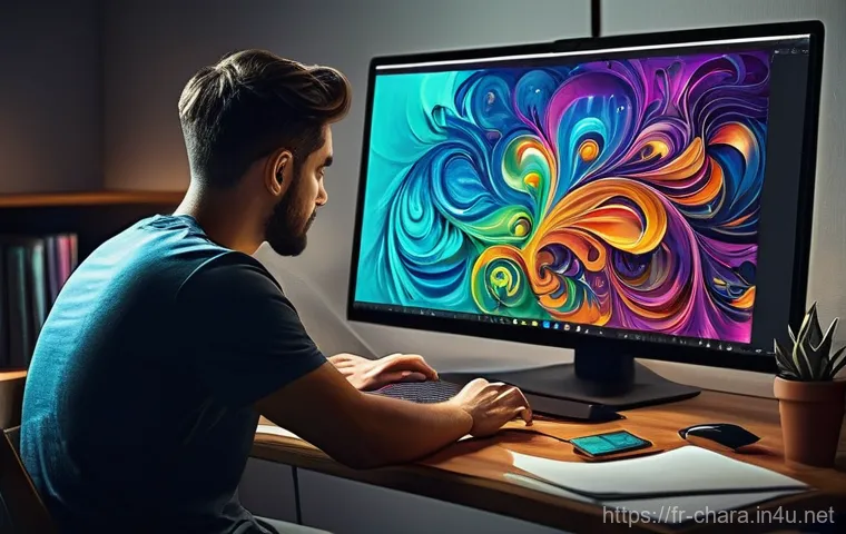 캐릭터디자인 자격증 필기 시험 준비 과정 - **Prompt 1: The Aspiring Character Designer**
A focused young woman, around 20 years old, with v... 캐릭터디자인 자격증 필기 시험 준비 과정 - **Prompt 1: The Aspiring Character Designer**
A focused young woman, around 20 years old, with v...