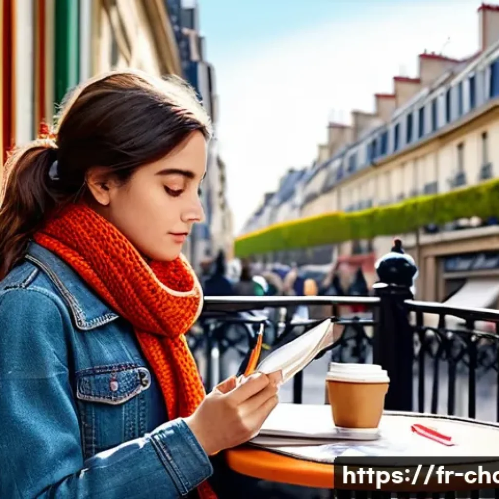 캐릭터디자인 자격증 취득 후 직무 변경 사례 - **Prompt 1: The Observant Parisian Sketch Artist**
    "A young, focused female character designer, ...