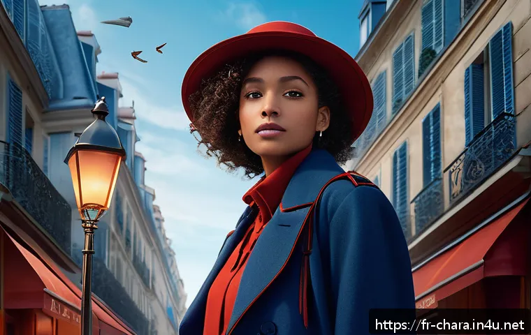 캐릭터디자인 자격증 필기 시험 준비 전략 - A dynamic and creative character design set in a modern French urban fantasy world, featuring a youn...