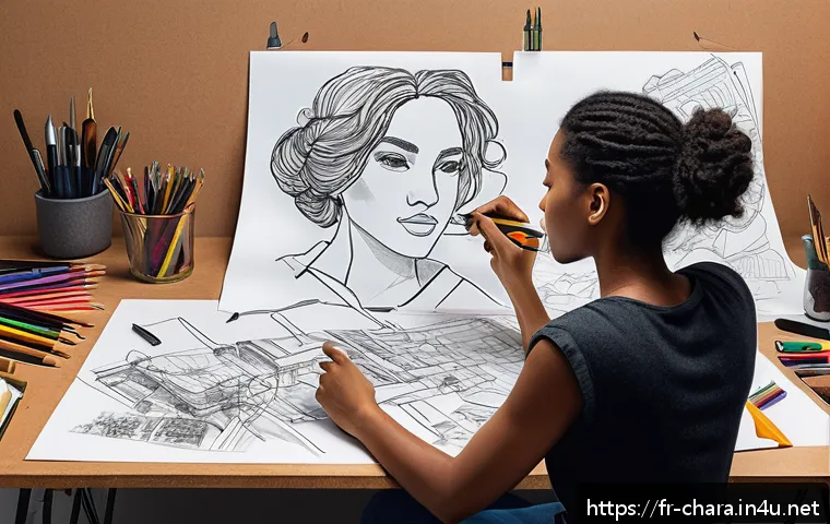 캐릭터디자인 실기 시험 준비를 위한 주요 팁 관련 이미지 1