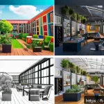 캐릭터디자인 자격증 학습 커뮤니티 가입 장점 - A vibrant online creative community scene showcasing diverse artists collaborating on character desi...